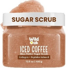 WildOak Iced Coffee Sugar Body Scrub 300g